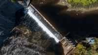 Barrage vu d'en haut