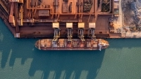 Bateau vu d'en haut
