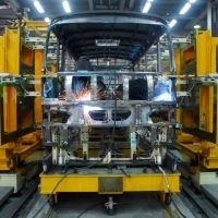 Autobus en construction