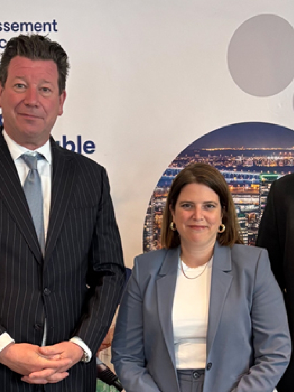 Hubert Bolduc, Marie-ève Jean et Daniel Silverman, Investissement Québec International