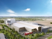 Image projetée de l'usine de Hitachi Énergie
